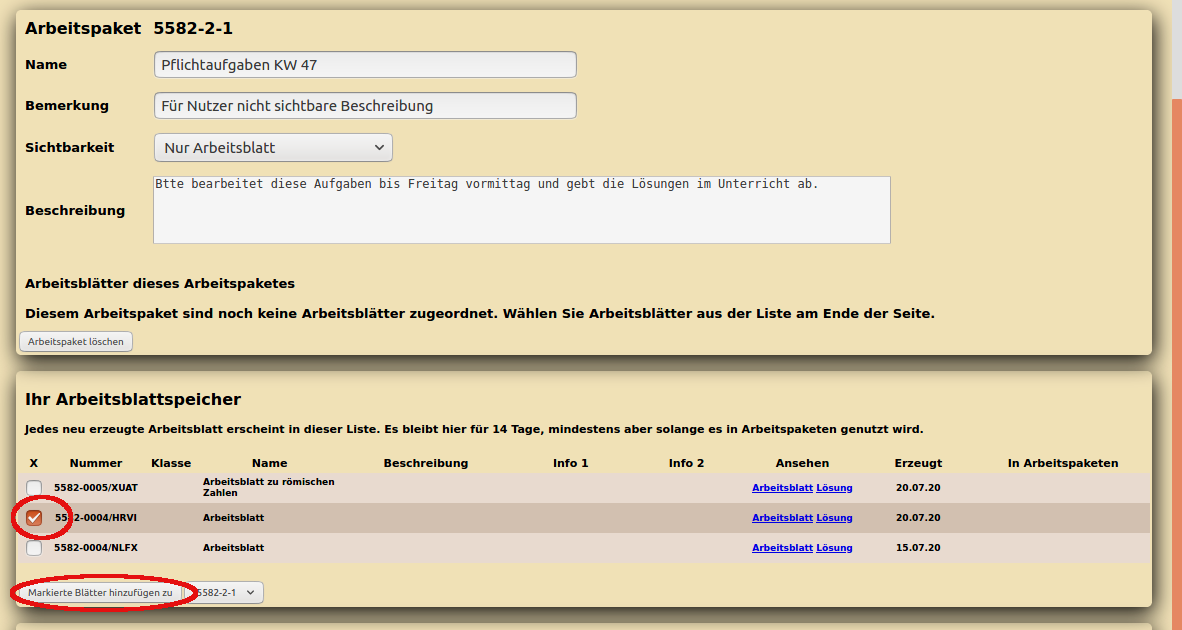 Bild eines Raumes - unterer Teil